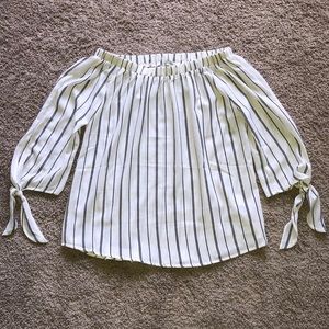 Off the shoulder blouse